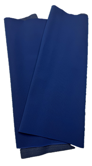 Reise-Yogamatte Naturkautschuk - blau 182x62cm 1mm