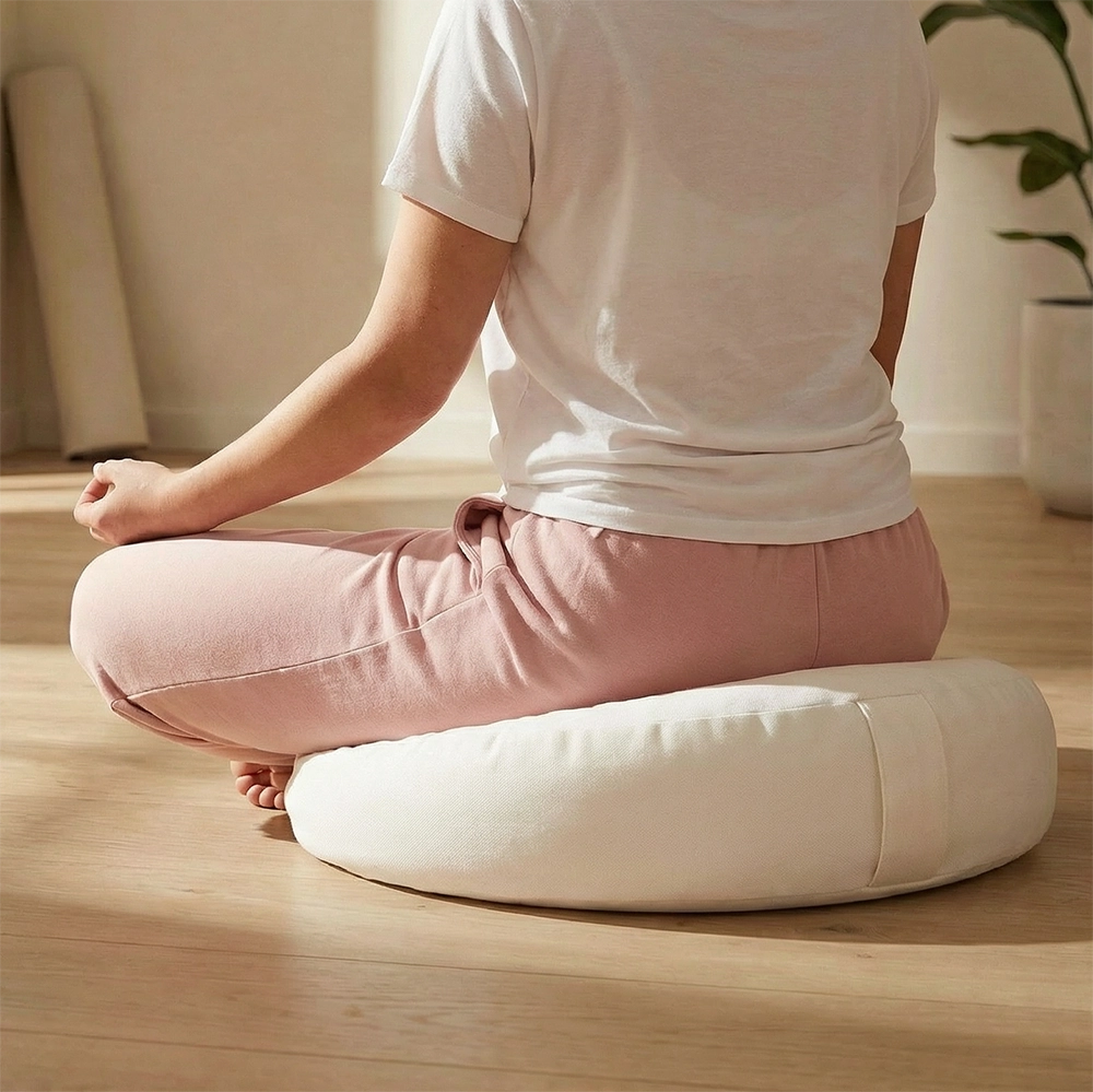 Halbmondkissen mit Griff