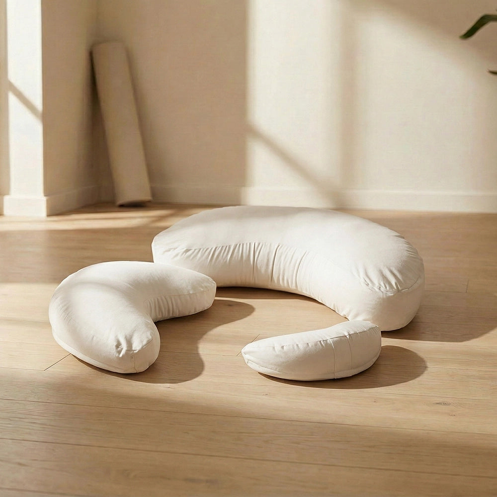 Halbmondkissen mit Griff