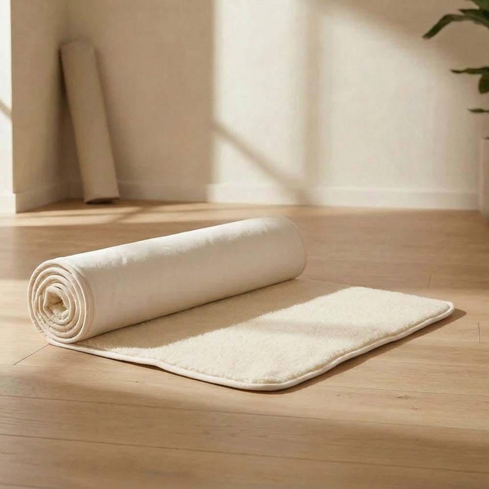 Yogamatte Lammflor